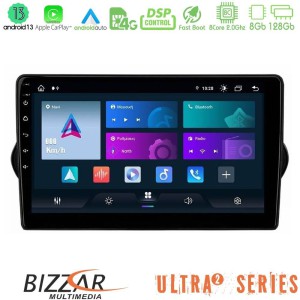Bizzar Ultra Series Fiat Tipo 2015-2022 (Hatchback) 8core Android13 8+128GB Navigation Multimedia Tablet 9"
