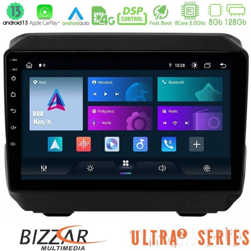 Bizzar Ultra Series Jeep Wrangler 2018-> 8core Android13 8+128GB Navigation Multimedia Tablet 9" Bizzar Ultra Series Jeep Wrangler 2018-> 8core Android13 8+128GB Navigation Multimedia Tablet 9"