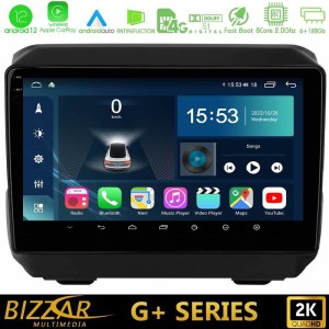 Bizzar G+ Series Jeep Wrangler 2018-> 8core Android14 6+128GB Navigation Multimedia Tablet 9" Bizzar G+ Series Jeep Wrangler 2018-> 8core Android14 6+128GB Navigation Multimedia Tablet 9"