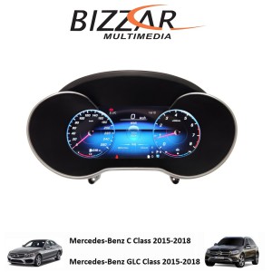 Mercedes C/GLC Class W205/X253 2015-2019 Digital LCD Instrument Cluster 12.3" με HD οθόνη 1920*720