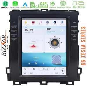 Bizzar Toyota Land Cruiser J120 2002-2009 8Core Android13 8+128GB Tesla Multimedia Station 10,4"
