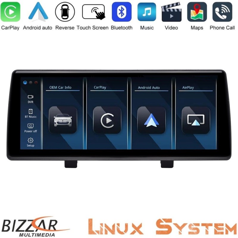 Bizzar BMW i8 NBT Linux Apple CarPlay | Android Auto screen 10.25" HD Anti-reflection
