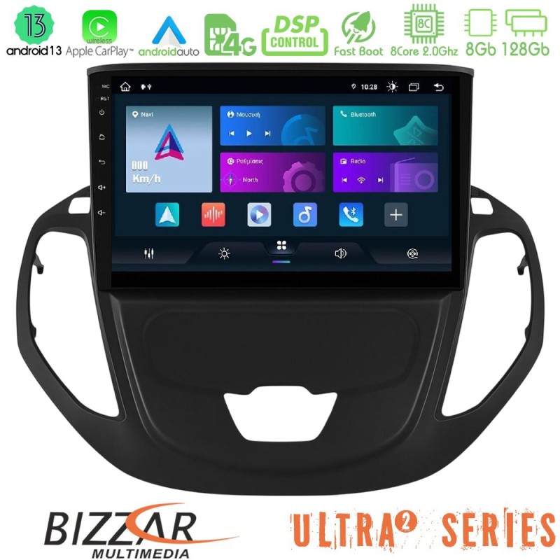 Bizzar Ultra Series Ford Transit Courier 2015-2023 8core Android13 8+128GB Navigation Multimedia Tablet 9" Bizzar Ultra Series Ford Transit Courier 2015-2023 8core Android13 8+128GB Navigation Multimedia Tablet 9"