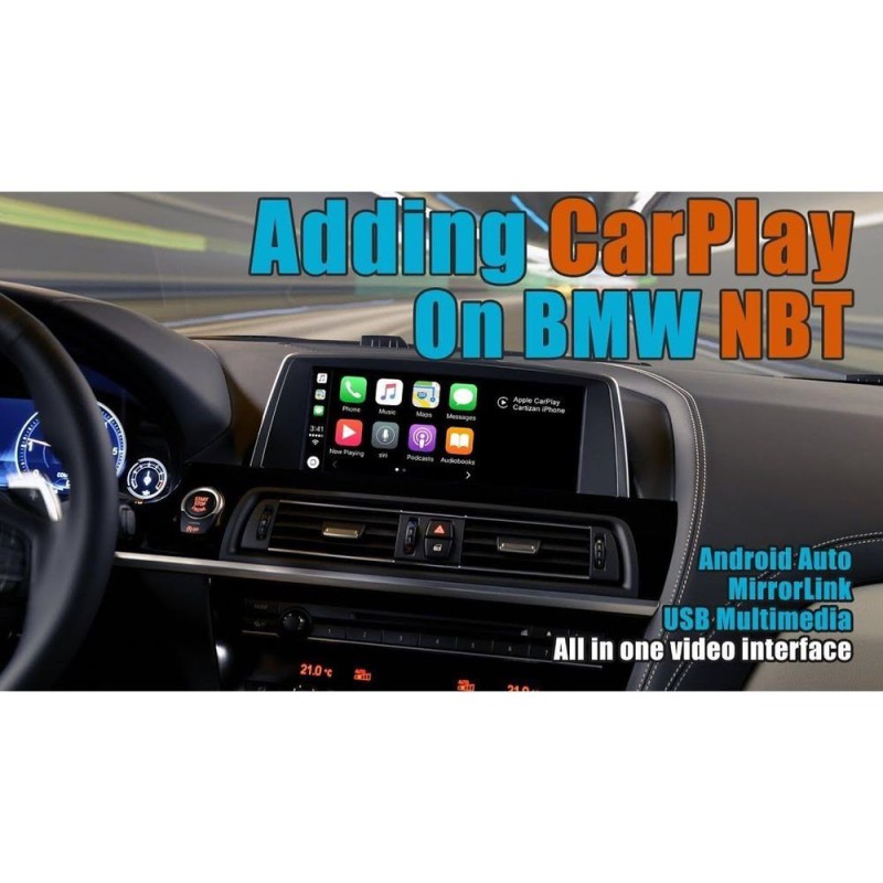 BMW NBT-EVO Wireless CarPlay | Android Auto Interface | Camera In | HDMI in BMW NBT-EVO Wireless CarPlay | Android Auto Interface | Camera In | HDMI in