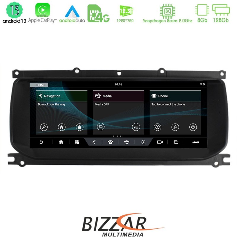 Bizzar OEM Range Rover Evoque L538 2016-2018 8core Android13 8+128G Navigation Multimedia 10.25" Bizzar OEM Range Rover Evoque L538 2016-2018 8core Android13 8+128G Navigation Multimedia 10.25"