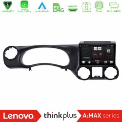 Lenovo Thinkplus A2MAX Series 8Core Android15 4+64GB  Jeep Wrangler 2011-2014 Navigation Multimedia Tablet 10"