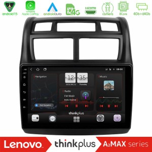 Lenovo Thinkplus A2MAX Series 8Core Android15 4+64GB  Kia Sportage 2008-2011 Navigation Multimedia Tablet 9"