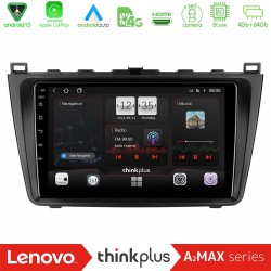 Lenovo Thinkplus A2MAX Series 8Core Android15 4+64GB  Mazda 6 2008-2012 Navigation Multimedia Tablet 9"