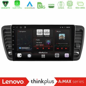 Lenovo Thinkplus A2MAX Series 8Core Android15 4+64GB  Subaru Legacy/Outback 2002-2008 Navigation Multimedia Tablet 9"