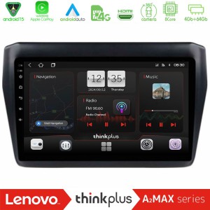 Lenovo Thinkplus A2MAX Series 8Core Android15 4+64GB  Suzuki Swift 2017-2023 Navigation Multimedia Tablet 9"