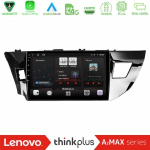 Lenovo Thinkplus A2MAX Series 8Core Android15 4+64GB  Toyota Corolla 2014-2016 Navigation Multimedia Tablet 9"