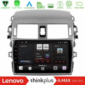 Lenovo Thinkplus A2MAX Series 8Core Android15 4+64GB  Toyota Corolla 2008-2010 Navigation Multimedia Tablet 9"