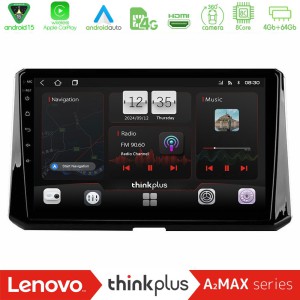 Lenovo Thinkplus A2MAX Series 8Core Android15 4+64GB  Toyota Corolla 2019-2022 Navigation Multimedia Tablet 10"