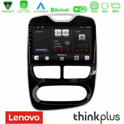 Lenovo Thinkplus Series 4Core Android15 2+32GB  Renault Clio 2012-2016 Navigation Multimedia Tablet 9" Με Carplay & Android Auto