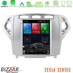 Bizzar Tesla Series 8Core Android13 4+64GB Ford Mondeo 2007-2010 AUTO A/C Navigation Multimedia Tablet 9.7"