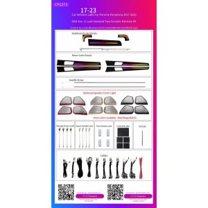 Ατμοσφαιρικός Φωτισμός Porsche Panamera 2017-2023 OEM Ambient Light Full Kit