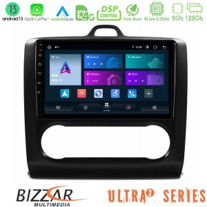 Bizzar Ultra Series Ford Focus Auto AC 8core Android13 8+128GB Navigation Multimedia Tablet 9"