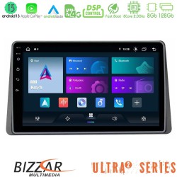 Bizzar Ultra Series Dacia Duster 2022-2024 8core Android13 8+128GB Navigation Multimedia Tablet 9"