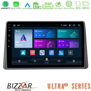 Bizzar Ultra Series Dacia Duster 2022-2024 8core Android13 8+128GB Navigation Multimedia Tablet 9"