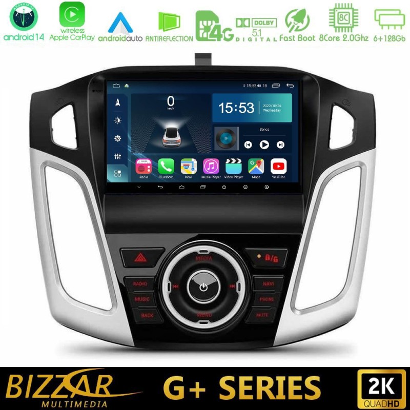 Bizzar G+ Series Ford Focus 2012-2018 8core Android14 6+128GB Navigation Multimedia Tablet 9" Bizzar G+ Series Ford Focus 2012-2018 8core Android14 6+128GB Navigation Multimedia Tablet 9"