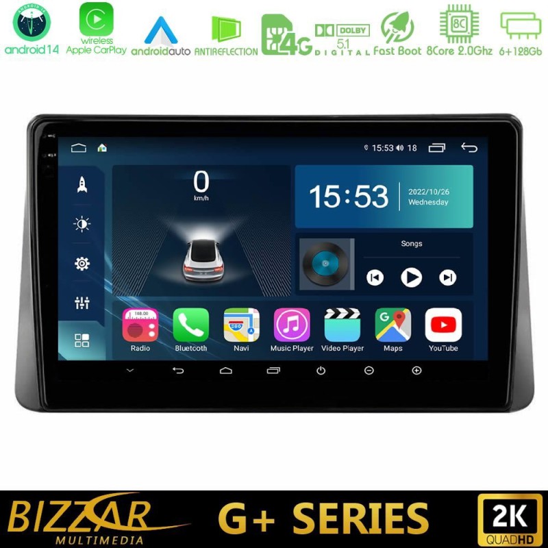 Bizzar G+ Series Ford Focus 2019-> 8core Android14 6+128GB Navigation Multimedia Tablet 9" Bizzar G+ Series Ford Focus 2019-> 8core Android14 6+128GB Navigation Multimedia Tablet 9"