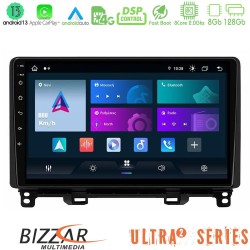 Bizzar Ultra Series Honda Jazz 2021-2025 8core Android13 8+128GB Navigation Multimedia Tablet 9"