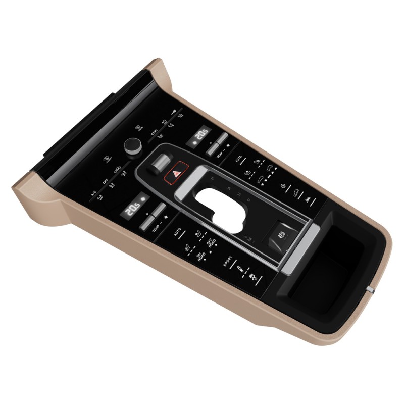 Αναβάθμιση Κεντρικής Κονσόλας Porsche Cayenne 92A | Porsche Cayenne 92A Center Console Upgrade AC Climate Switch Panel (Μπεζ Χρώμα)