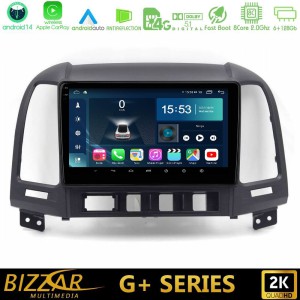 Bizzar G+ Series Hyundai Santa Fe 2006-2013 8core Android14 6+128GB Navigation Multimedia Tablet 10"