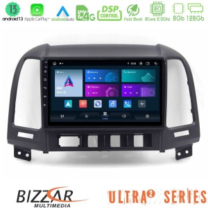 Bizzar Ultra Series Hyundai Santa Fe 2006-2013 8core Android13 8+128GB Navigation Multimedia Tablet 10"