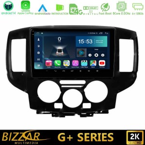 Bizzar G+ Series Nissan NV200 8core Android14 6+128GB Navigation Multimedia Tablet 9" (Μαύρο)