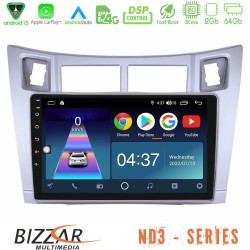 Bizzar ND3 Series 8Core Android15 2+64GB Toyota Yaris Navigation Multimedia Tablet 9" (Ασημί Χρώμα) Bizzar ND3 Series 8Core Android15 2+64GB Toyota Yaris Navigation Multimedia Tablet 9" (Ασημί Χρώμα)