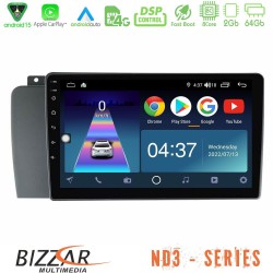 Bizzar ND3 Series 8Core Android15 2+64GB  Volvo S60 2004-2009 Navigation Multimedia Tablet 9"