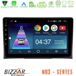 Bizzar ND3 Series 8Core Android15 2+64GB  VW Transporter 2003-2015 Navigation Multimedia Tablet 9"
