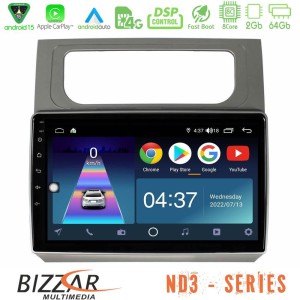 Bizzar ND3 Series 8Core Android15 2+64GB  VW Touran 2011-2015 Navigation Multimedia Tablet 10"