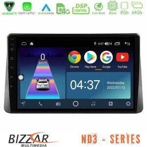 Bizzar ND3 Series 8Core Android15 2+64GB Ford Focus 2019-> Navigation Multimedia Tablet 9"