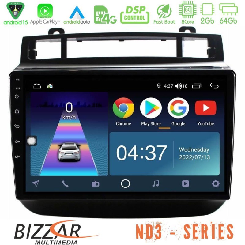 Bizzar ND3 Series 8Core Android15 2+64GB VW Touareg 2011-2018 Navigation Multimedia Tablet 9" Bizzar ND3 Series 8Core Android15 2+64GB VW Touareg 2011-2018 Navigation Multimedia Tablet 9"
