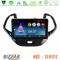 Bizzar ND3 Series 8Core Android15 2+64GB Ford KA 2016-2020 Navigation Multimedia Tablet 9"