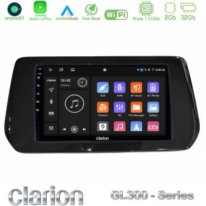 Clarion GL300 Series 4Core Android11 2+32GB Suzuki Swift 2024-> Navigation Multimedia Tablet 9" Με Carplay & Android Auto
