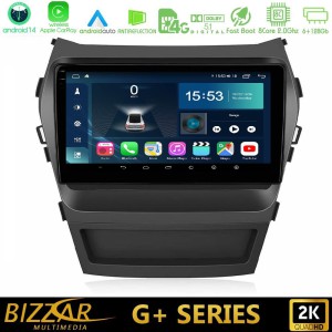 Bizzar G+ Series Hyundai iX45 2012-2017 8core Android14 6+128GB Navigation Multimedia Tablet 9"