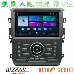 Bizzar Ultra Series Ford Mondeo 2014-2021 8core Android13 8+128GB Navigation Multimedia Tablet 9"