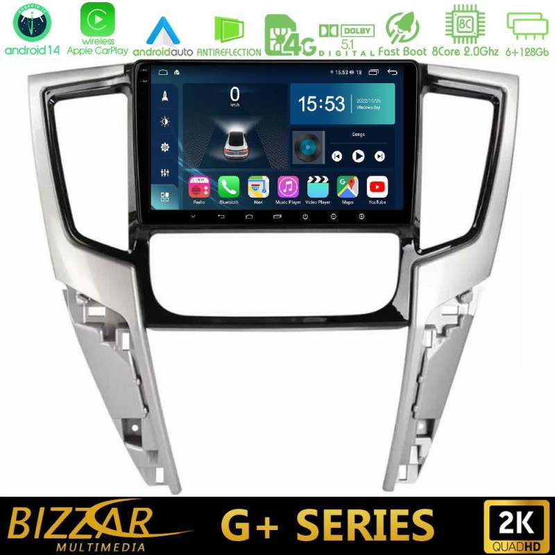 Bizzar G+ Series Mitsubishi L200 2019-2023 8core Android14 6+128GB Navigation Multimedia Tablet 9"