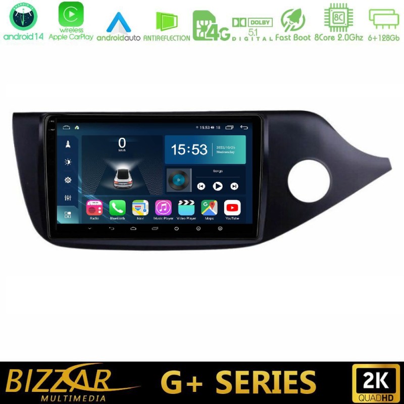 Bizzar G+ Series Kia Cee’d/ProCeed 2013-2017 RHD 8core Android14 6+128GB Navigation Multimedia Tablet 9" Bizzar G+ Series Kia Cee’d/ProCeed 2013-2017 RHD 8core Android14 6+128GB Navigation Multimedia Tablet 9"