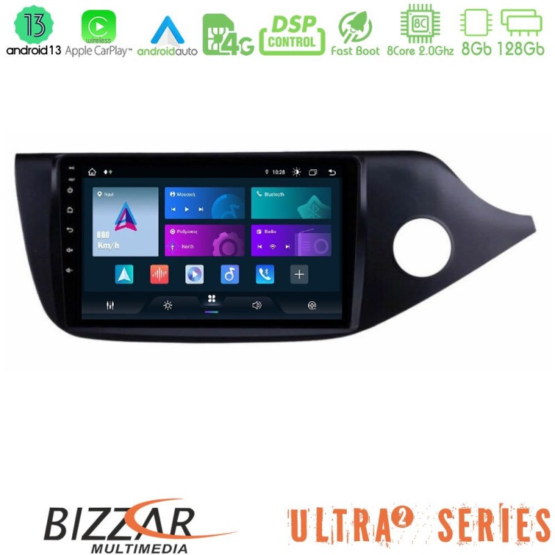 Bizzar Ultra Series Kia Cee’d/ProCeed 2013-2017 RHD 8core Android13 8+128GB Navigation Multimedia Tablet 9"