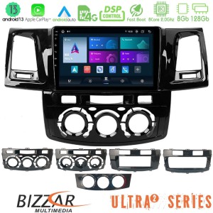 Bizzar Ultra Series Toyota Hilux 2007-2016 8core Android13 8+128GB Navigation Multimedia Tablet 9"