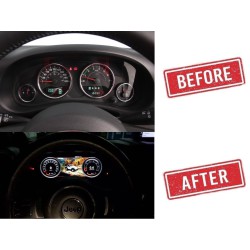 Jeep Wrangler JK 2011-2017 Digital LCD Instrument Cluster 12,3" με HD οθόνη 1920*720 Jeep Wrangler JK 2011-2017 Digital LCD Instrument Cluster 12,3" με HD οθόνη 1920*720