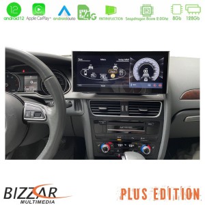 Bizzar Plus Edition Audi A4/A5 (B8) 2008-2015 (με MMI3G) Android13 8Core (8+128GB) Navigation Multimedia 10.25" HD Anti-reflection