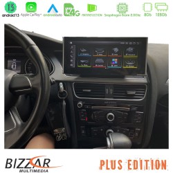 Bizzar Plus Edition Audi A4/A5 (B8) 2008-2015 (με MMI3G) Android13 8Core (8+128GB) Navigation Multimedia 10.25" HD Anti-reflection