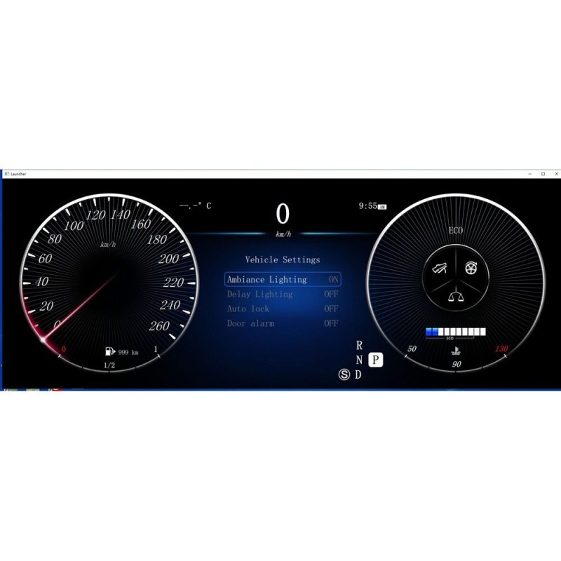 Mercedes C Class W204 2011-2014 Digital LCD Instrument Cluster 12.3" με HD οθόνη 1920*720 Mercedes C Class W204 2011-2014 Digital LCD Instrument Cluster 12.3" με HD οθόνη 1920*720