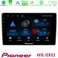 Pioneer AVIC 4Core Android13 2+64GB Toyota Yaris Navigation Multimedia Tablet 9