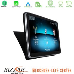 Bizzar Lite Series Mercedes Android13 8Core (4+64GB) 8core Mercedes ML/SLK NTG4.5 Navigation Multimedia station 9"
